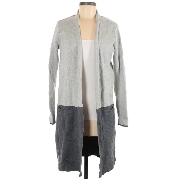 Gray Color Block Joules Cardigan - Picture 1 of 2